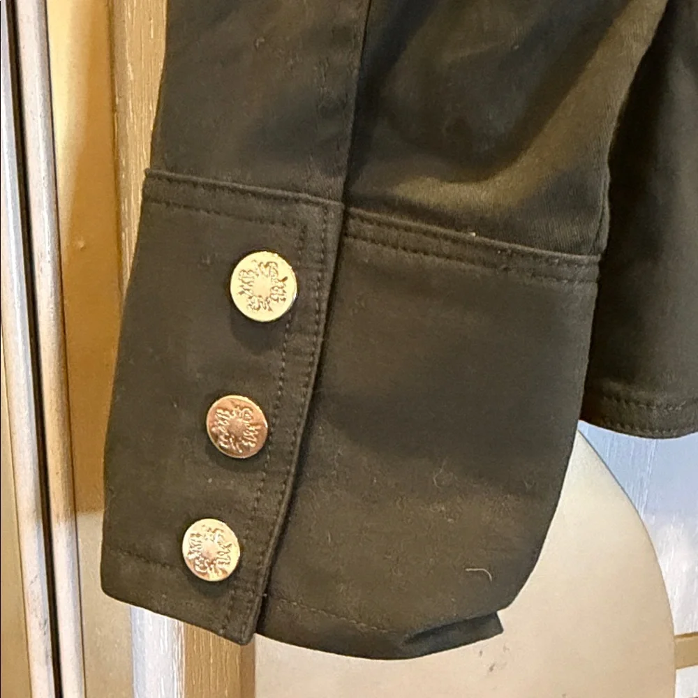 White House Black Market Dark Green Blazer - Picture 7 of 10